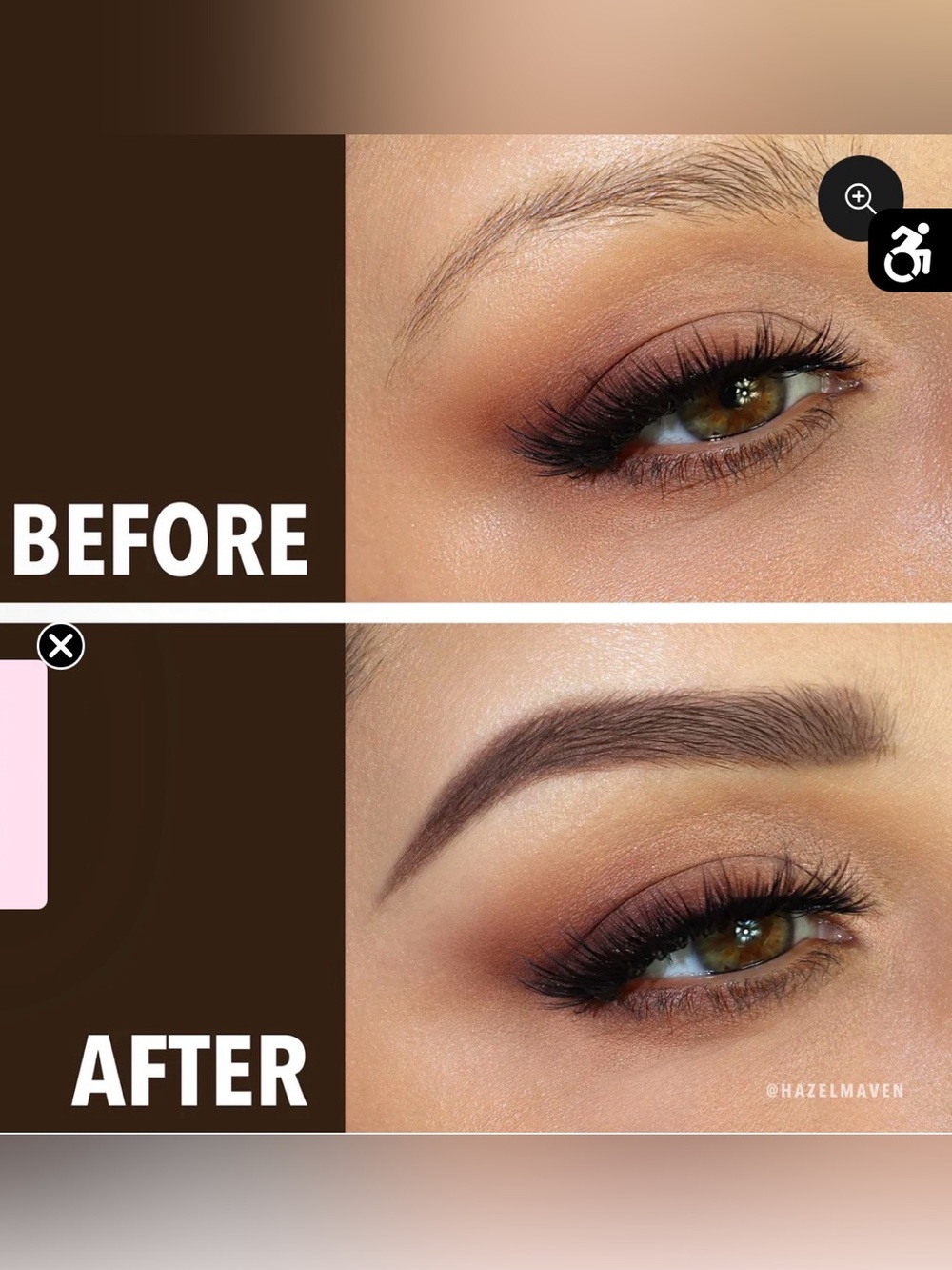 Moira precision brow waterproof retractable pencil Dark Brown